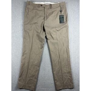 Lauren Ralph Lauren Dress Pants Mens 40x32 Beige Ultraflex Classic Fit Stretch